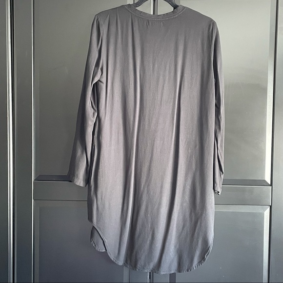 EUC Anthropologie - Cloth & Stone (S) Black V Neck Tunic Dress w/ Pockets - Picture 2 of 5